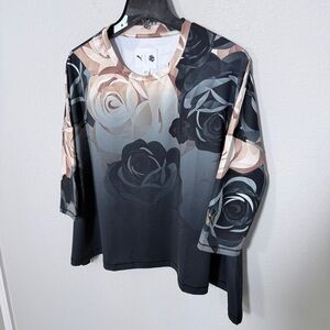 Puma x Careaux Ombré Rose Print Oversized Athletic Top